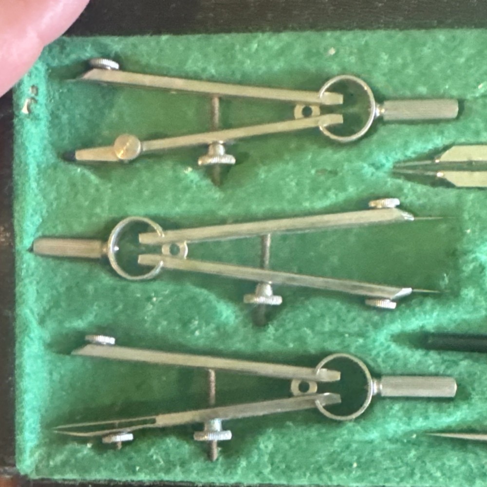 Stellar Precision Drawing Instruments DS4 Drafting Tool Set with Case