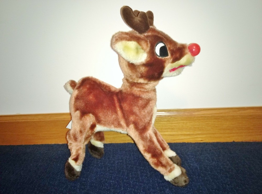 GEMMY RUDOLF THE RED NOSE REINDEER PLUSH