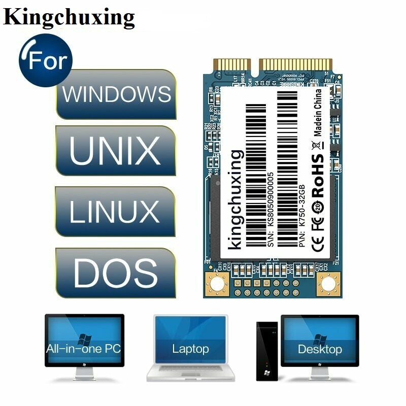 Kingchuxing mSATA Ⅲ Internal Solid State Drive 128GB Desktop Laptop High Speed