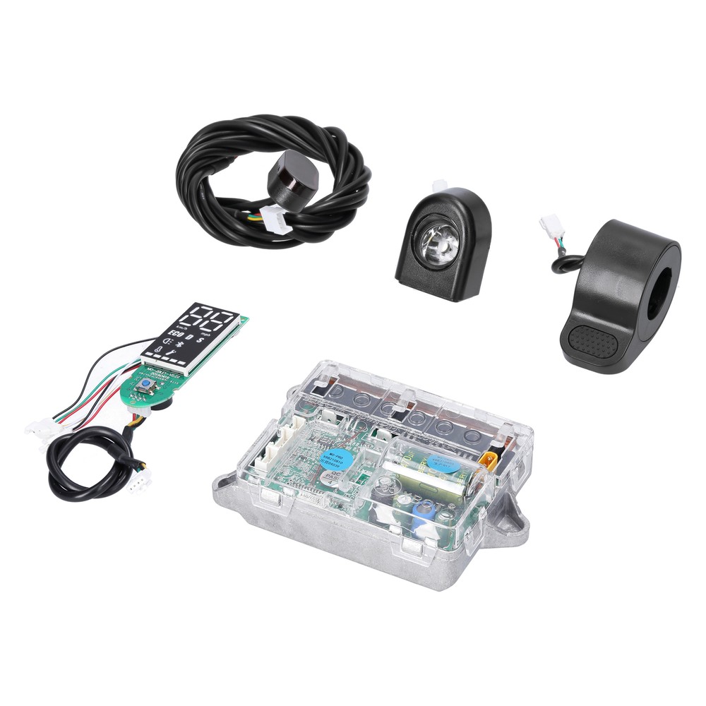 Electric Scooter Motor Controller W/ Headlight & Tail Light For Night Riding