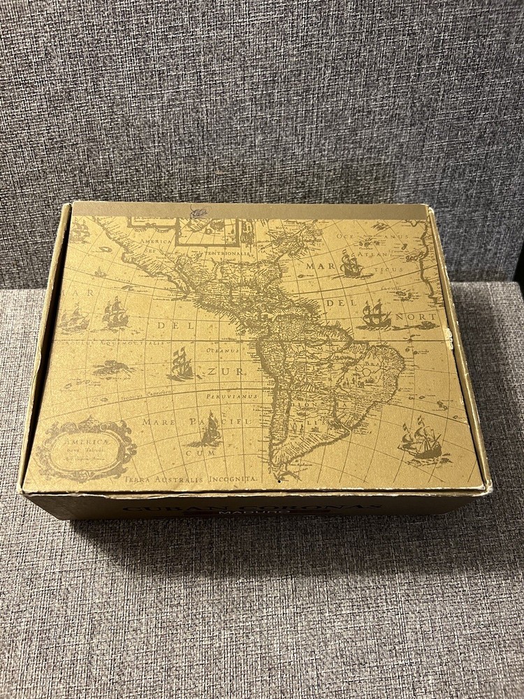 Cuban Coronas  Cardboard Cigar Box Maduro