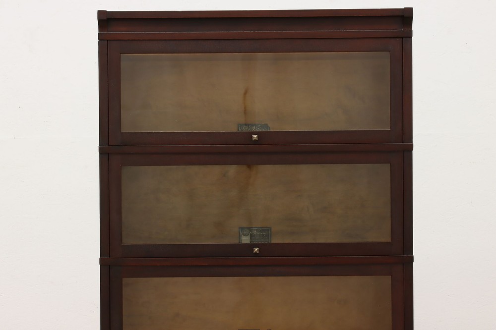 Arts & Crafts Antique 4 Stack Lawyer Bookcase Viking #52273