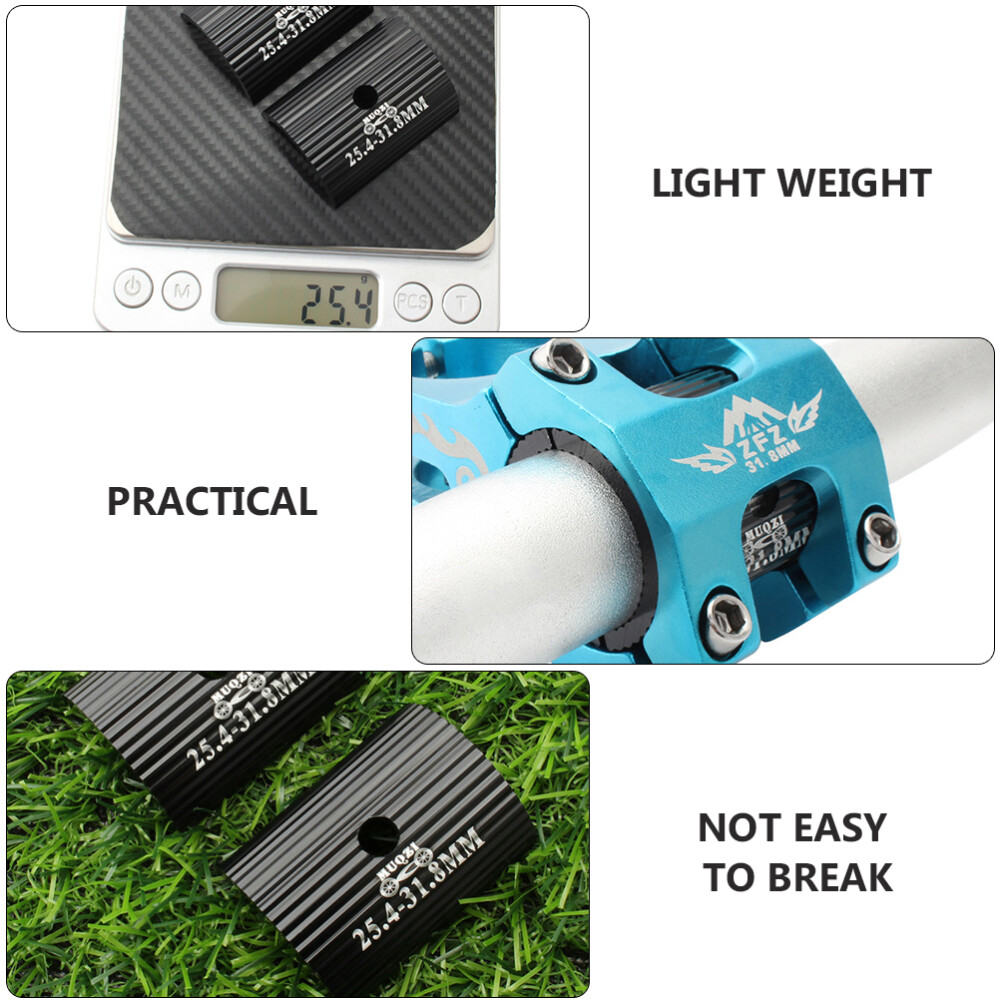 2PCS Handlebars 31.8 Aluminum Alloy Handlebar Adapter Handlebar Spacers