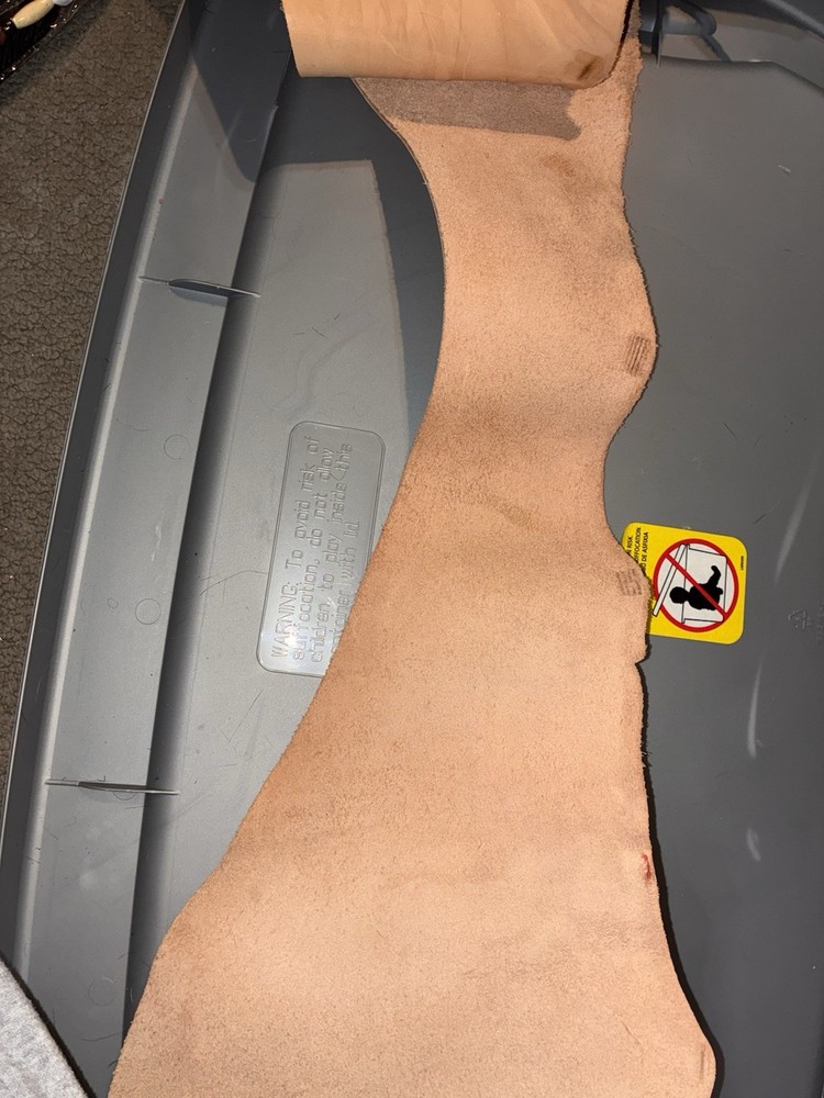 Large Real Suede Leather Hide