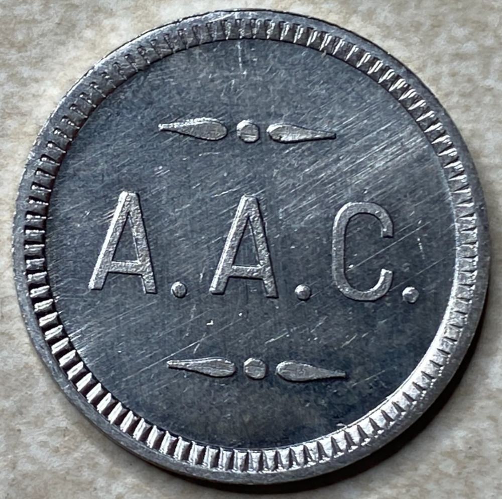 T9122 A. A. C., Unknown Anillo Restrike Arcade Token