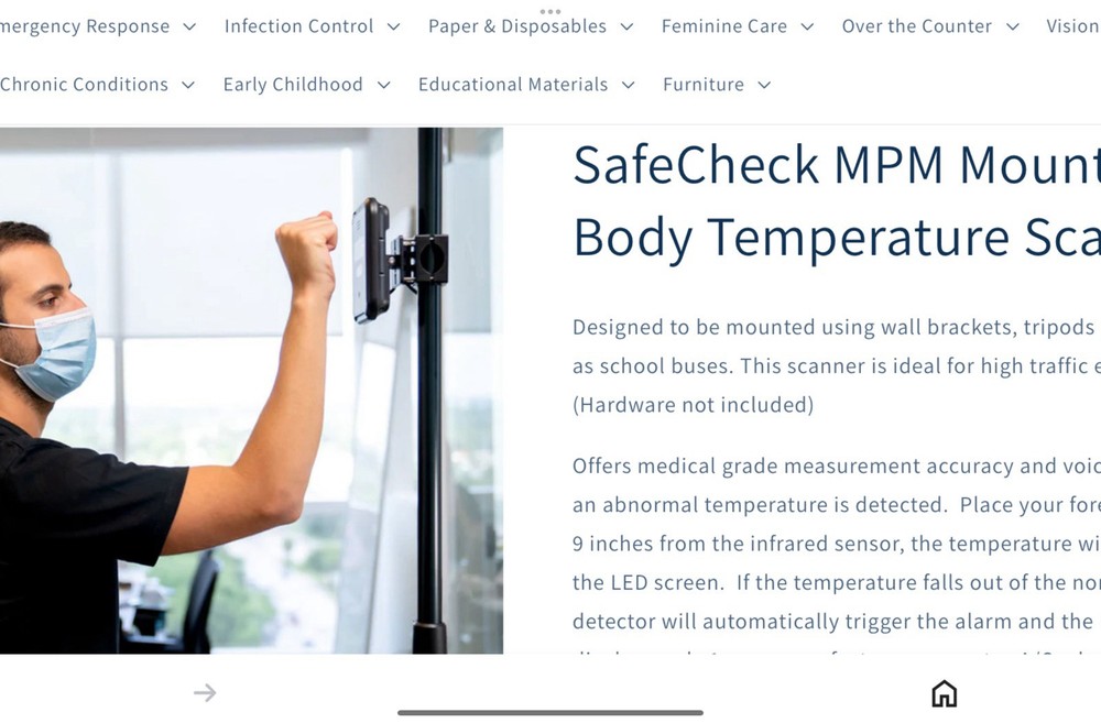 body temperature Scanner