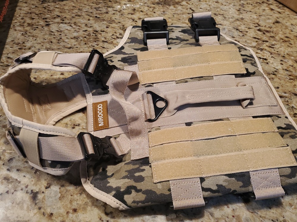 Tactical Dog Harness Camo Large