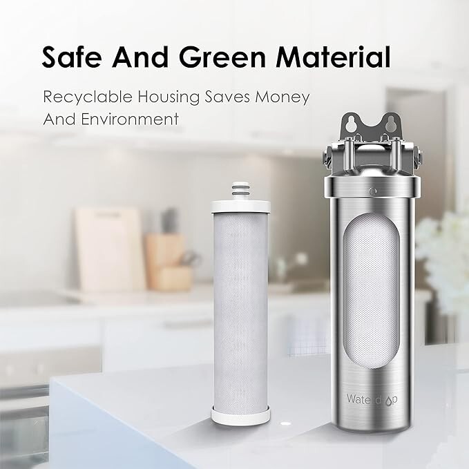 Waterdrop WF08 Under Sink Replacement Water Filter,8000 Gallons Capacity