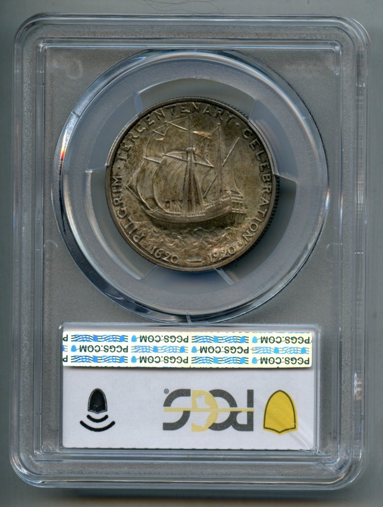 1920 Pilgrim Commemorative Silver Half Dollar PCGS MS 65