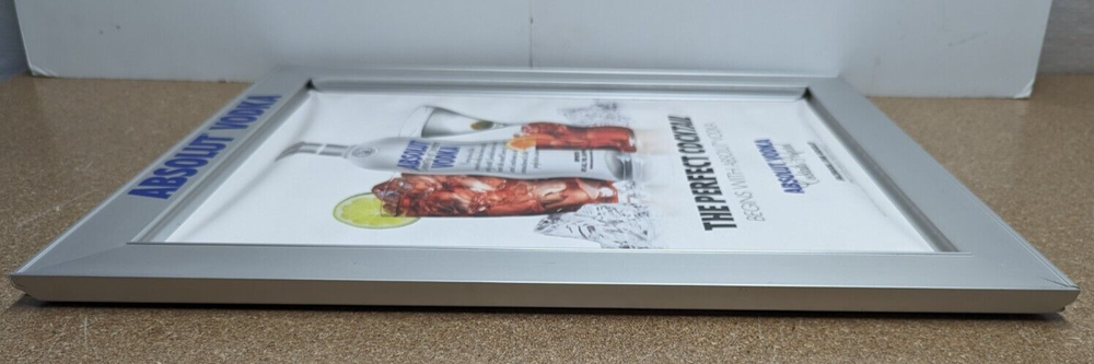 2011 Absolute Vodka Metal Framed Advertising Sign