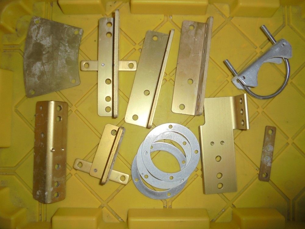 Glendinning Cablemaster ASSORTED BRACKETS, RINGS ANODIZED OR PLAIN ALUMINUM