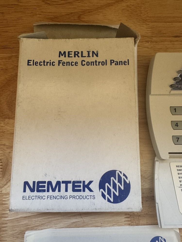 NEMTEK ELECTRIC FENCE CONTROL PANEL KEYPAD.