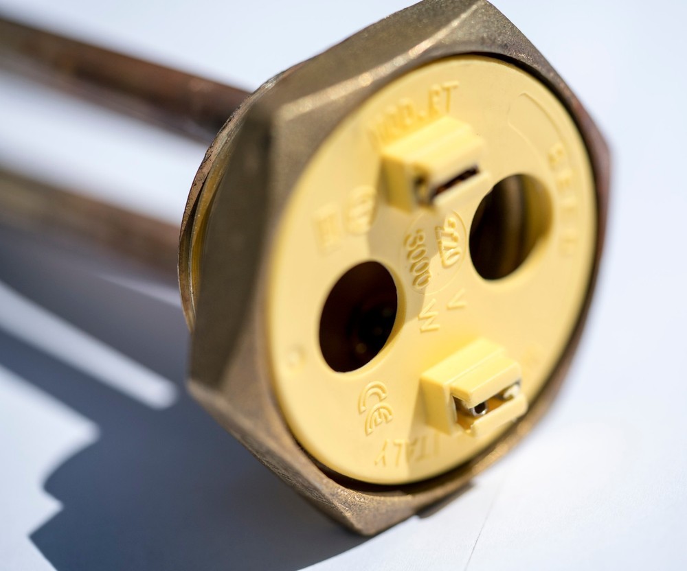 HOT WATER Solar TANK HEATING ELEMENT 3000W 1 1/4" BSP WITH ROD THERMOSTAT RTS