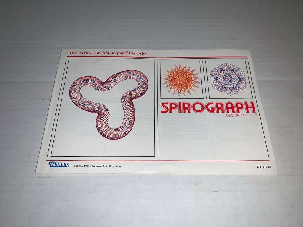 Vintage 1990's SPIROGRAPH Board Game IN GREAT CONDITION