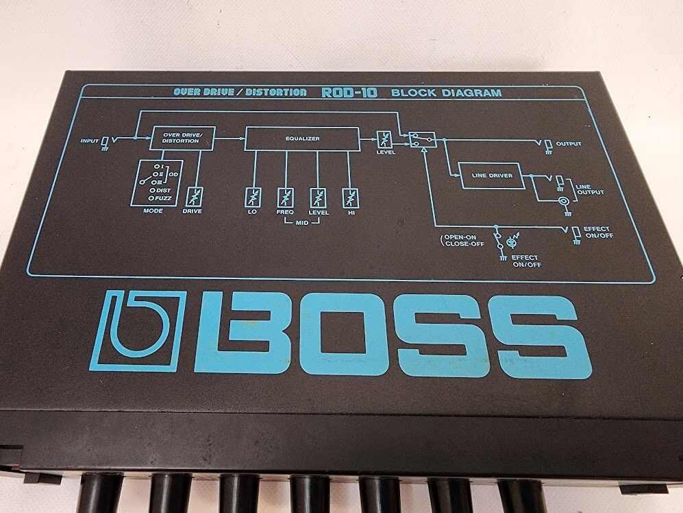 BOSS ROD-10 Over Drive Distortion Micro Rack Guitar Effects