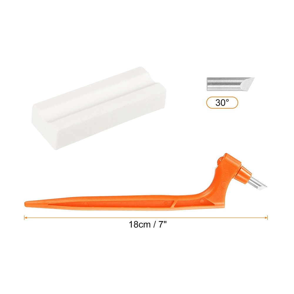 Craft Cutting Tools 30 Degree Blades 360° Rotating Blade, Orange