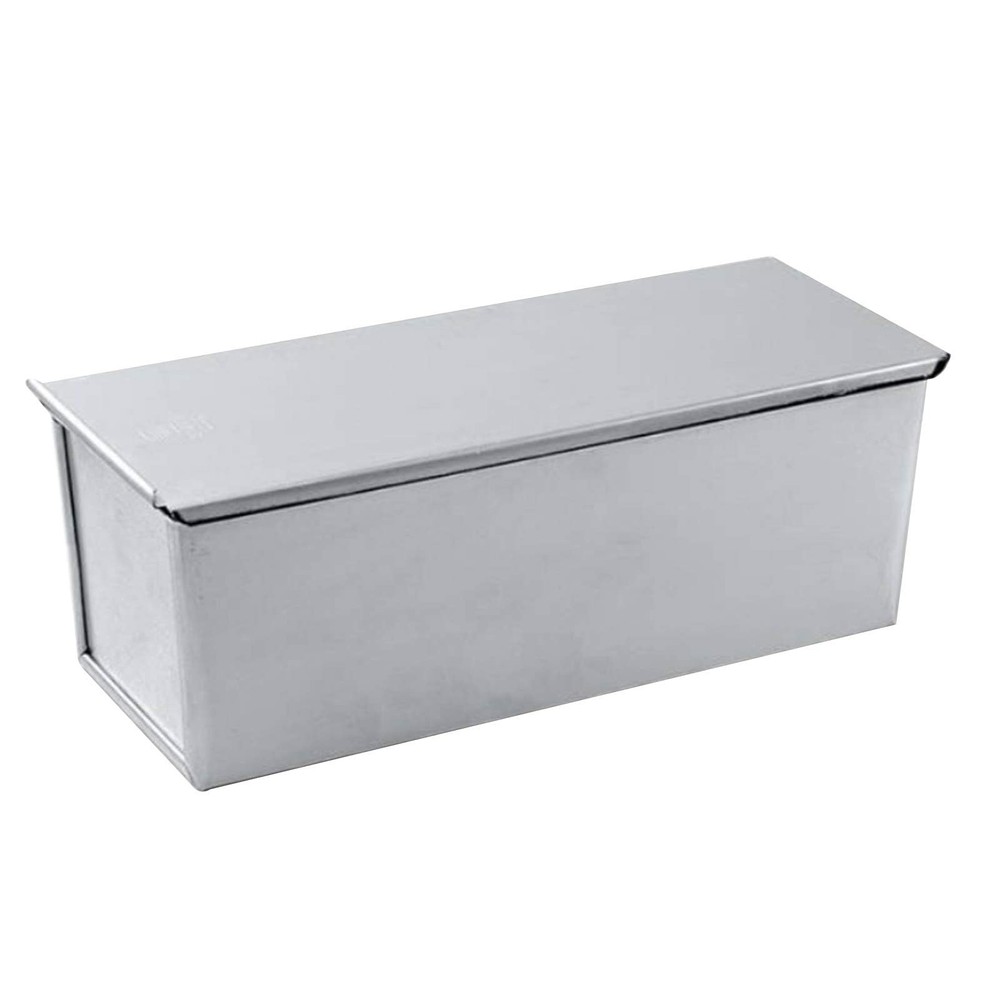 Pullman Loaf Pan 13x4in Aluminized Steel Nonstick Bread Pan Silver
