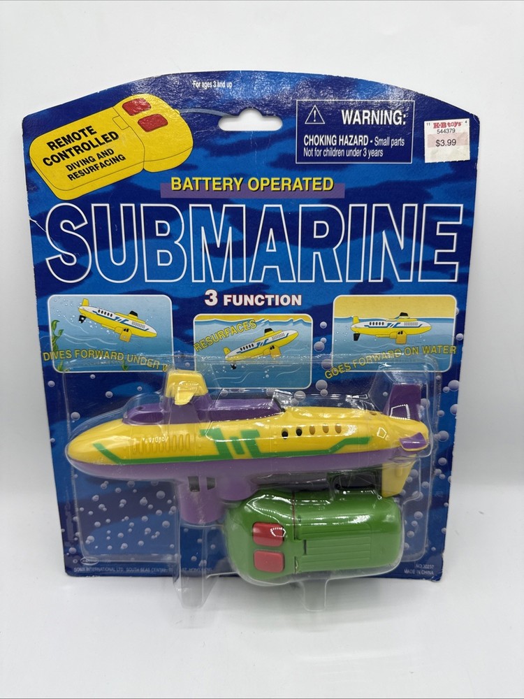 Soma International Super Submarine 3 Function w/Remote Controller 1998 NEW