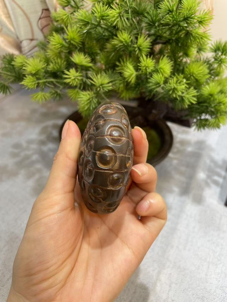 Chinese original stone turtle patterned stone 71*71*35mm