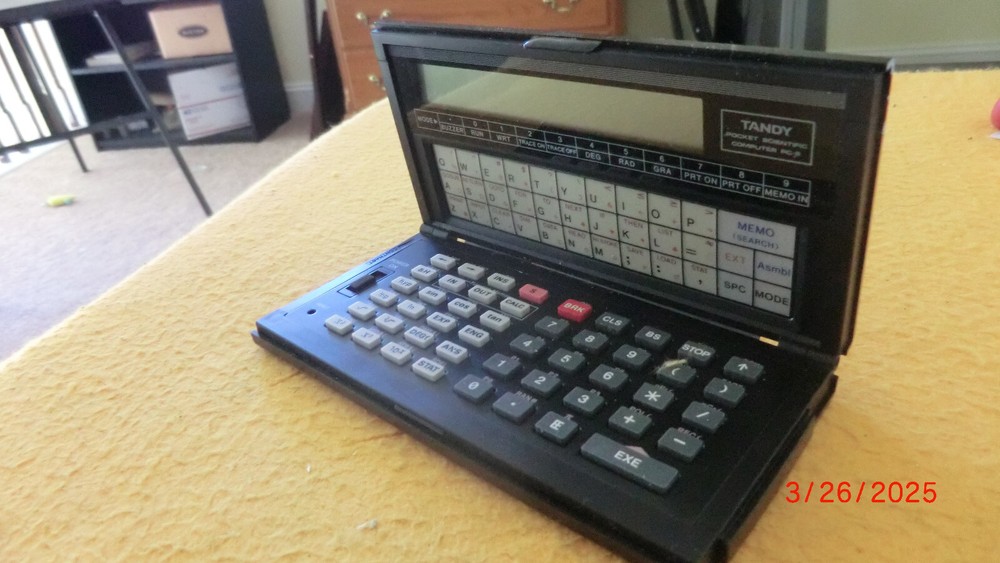 VINTAGE TANDY PC-6 BASIC Pocket Computer