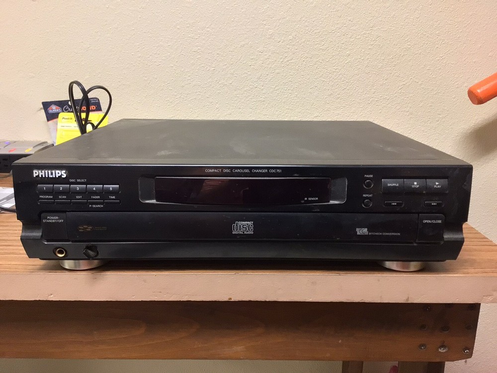 Philips CDC 751 | Compact Disc Carousel Changer | Multi Disk Changer |