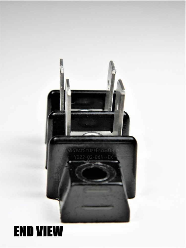 ELECTRON 2-POSITION TERMINAL STRIP WITH 👉 4 QUICK-CONNECT TABS 👈 GREAT ITEM