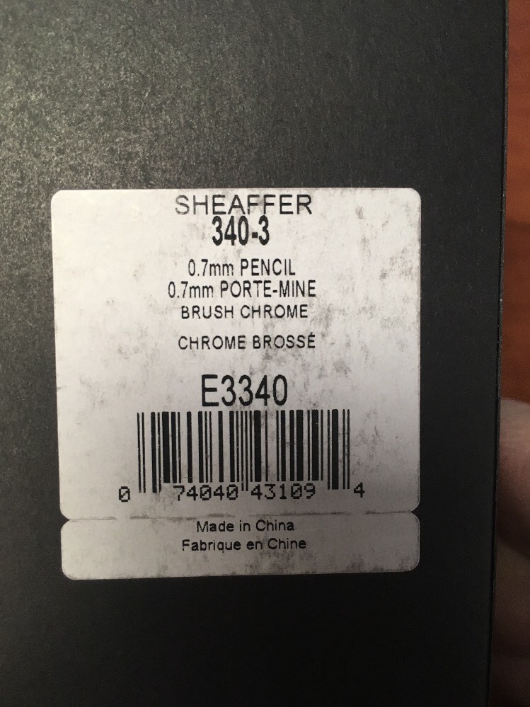 Sheaffer Prelude Brushed Chrome 0.7mm Pencil