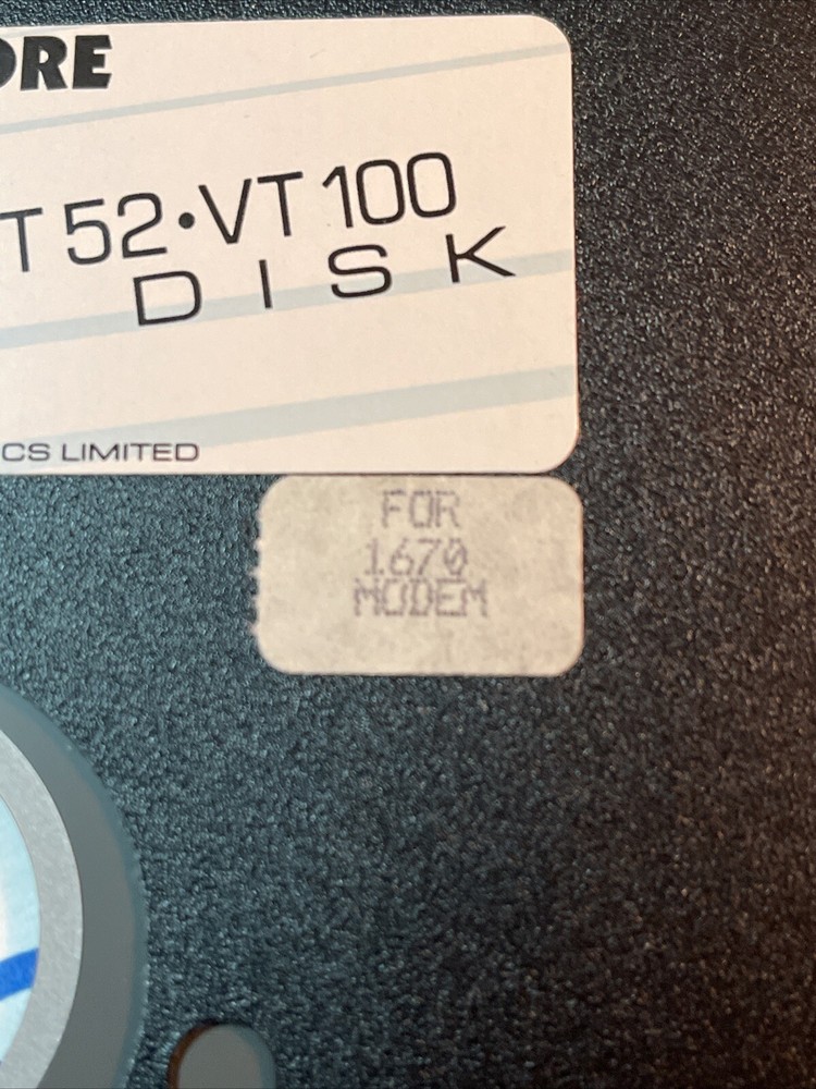 ITHistory (1985) Software Commodore QuantumLink Common Sense VT52/100 Untested