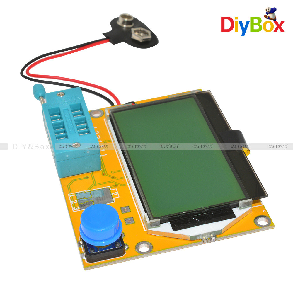 LCR-T4 ESR Meter Transistor Tester Diode Capacitance+Acrylic Case Shell Housing