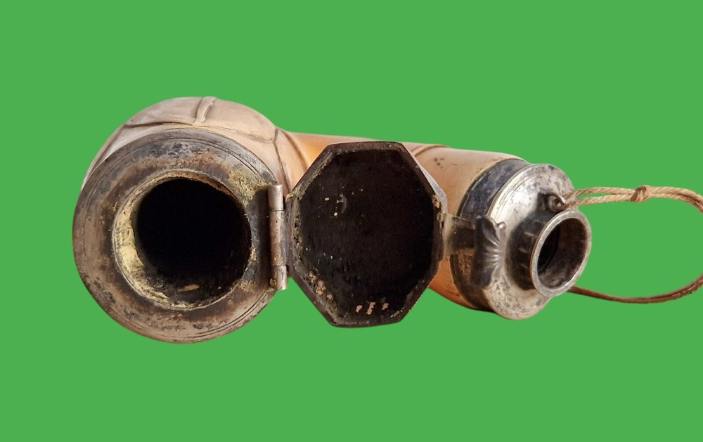 Antique pipe pipe type "Gesteckpfeife" sea foam 1850 - 1890