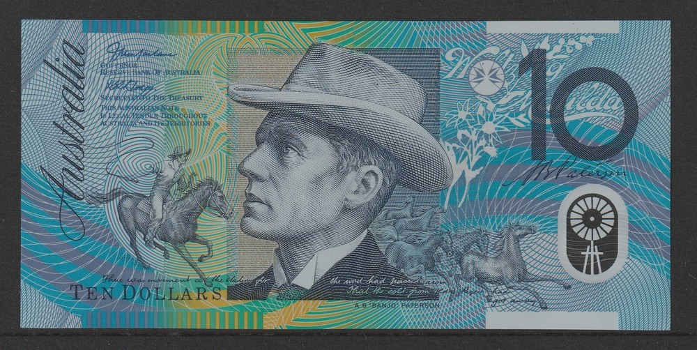 2003 R.320bL MacFarlane / Henry Last Prefix DF03 $10 Polymer Banknote. Unc.