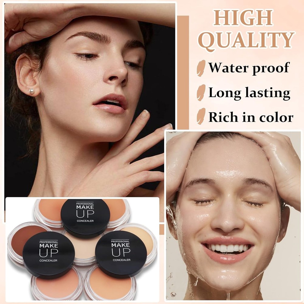 Under Eye Concealer for Dark Circles Color Corrector Pro Full Coverage Concealer