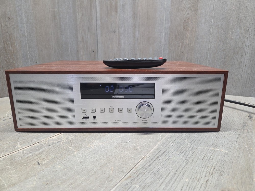 TOSHIBA TY-CWU700 Wireless Bluetooth Audio Streaming & CD Player with Remote