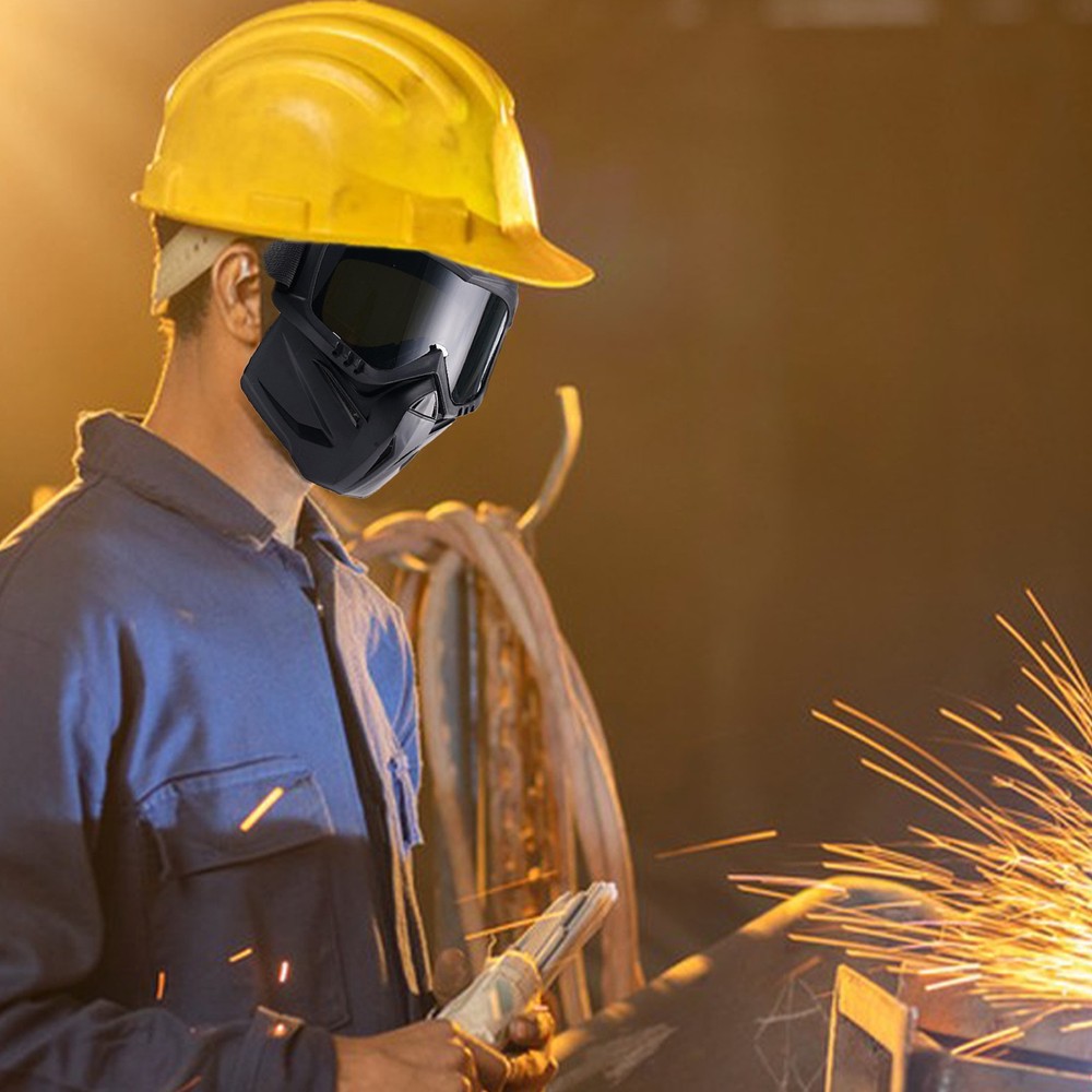 Welding Helmet Protective Face Shield Protective Gear Flame Heat Resistant