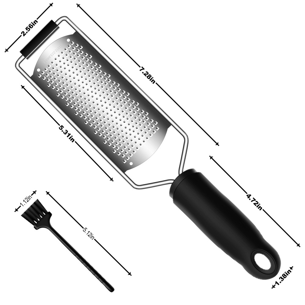 Cheese Grater Handheld with Handle-Lemon Citrus Tool Graters for Kitchen Stai...