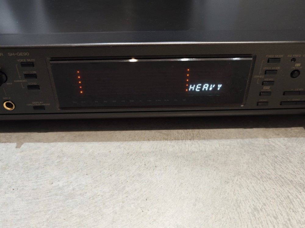 Technics SH-GE90 Digital Sound Processor | Vintage 31-Band Stereo Equalizer DSP