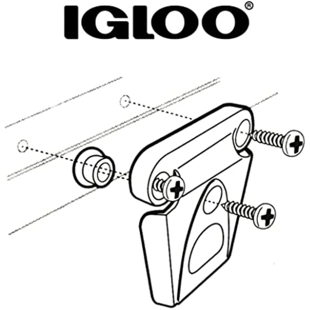 Igloo Cooler Standard Plastic Latch 1pk 24013