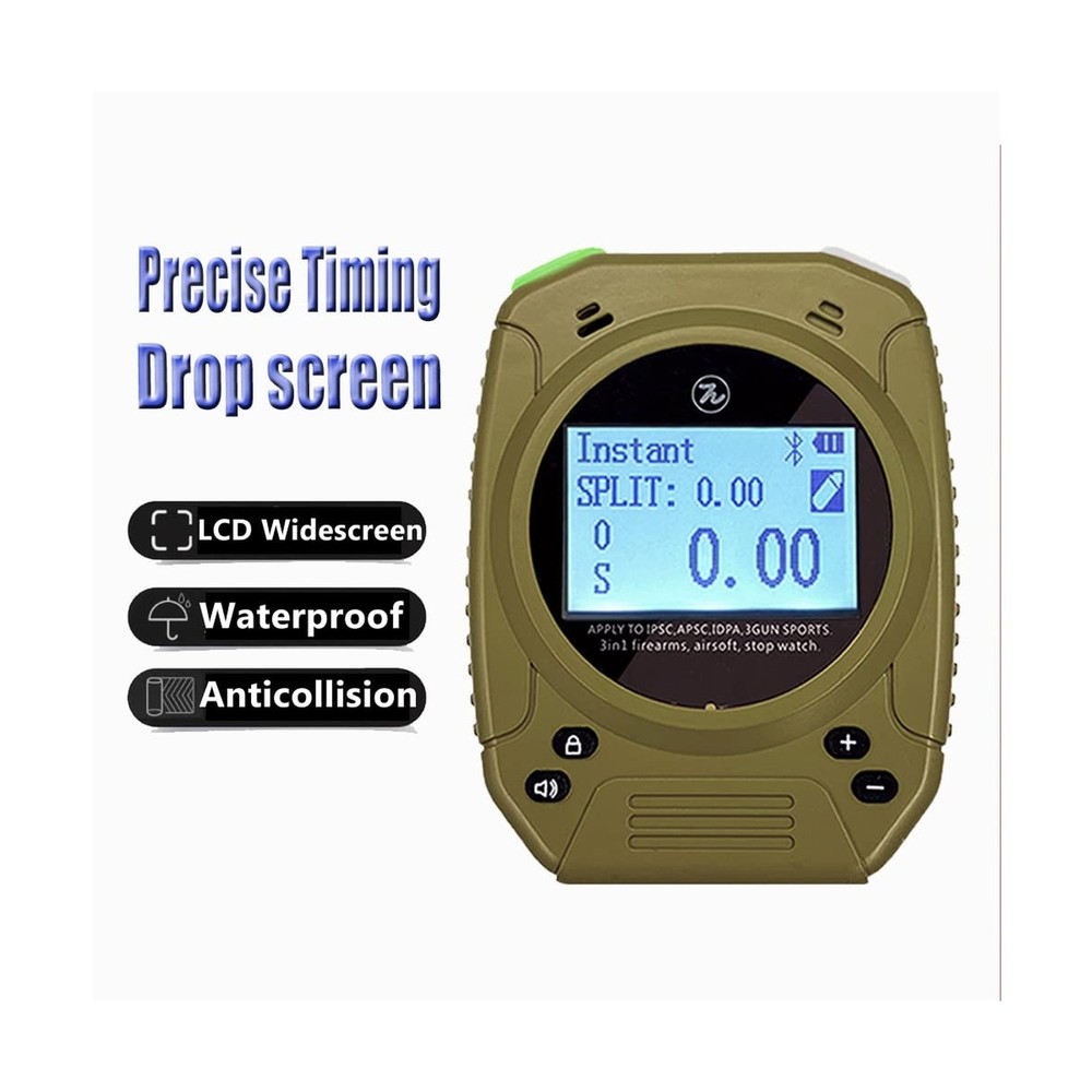 Shot Timer with Belt Clip -Shot Timer for Shooting Competition Multifunction ...
