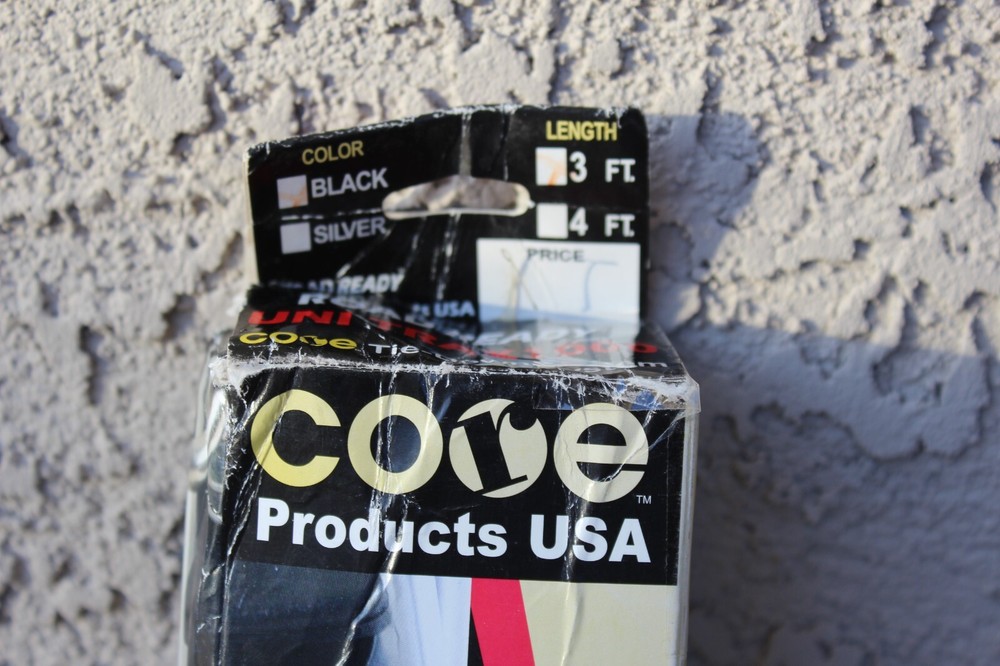 2-pc 3' ft New CORE UNITRAX 1000 Anodized Black Track Tie down System