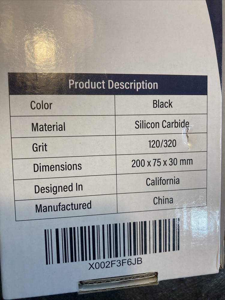 Sharp Pebble Dual Grit Flattening Stone Sharpening Stone 120/320 Grit
