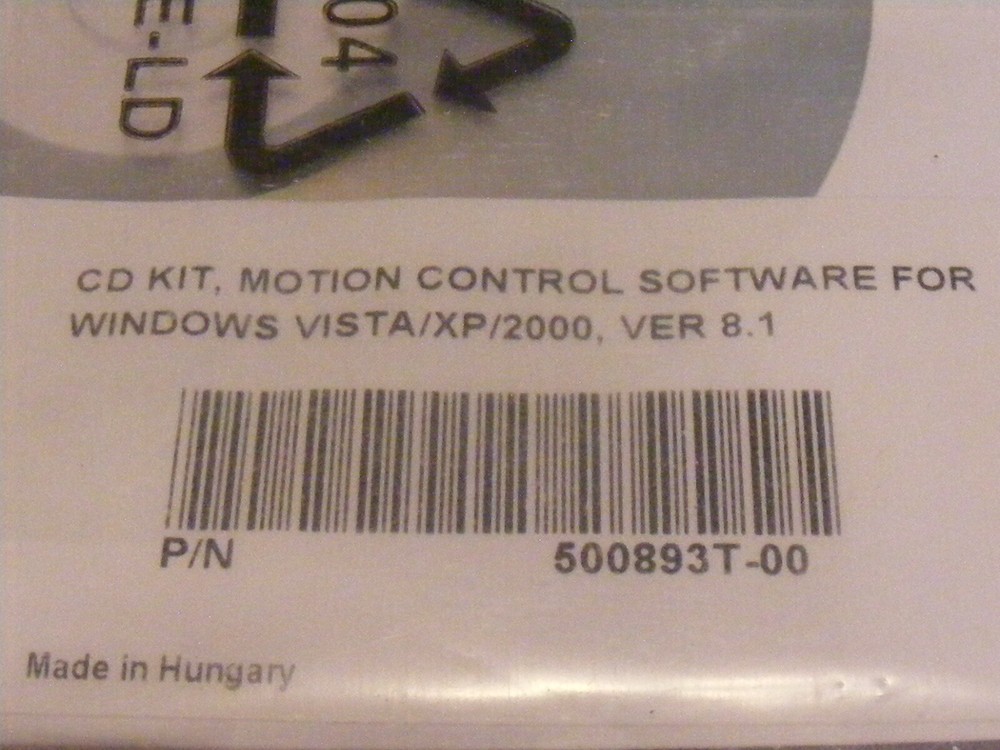 National Instruments Motion Control Software for Windows Vista XP 2000 Ver 8.1