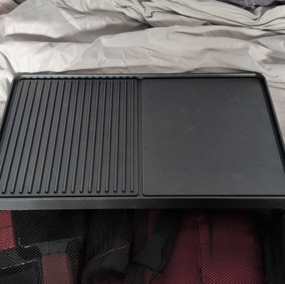 velata rakulette grill Black Red w/ Griddle & Case
