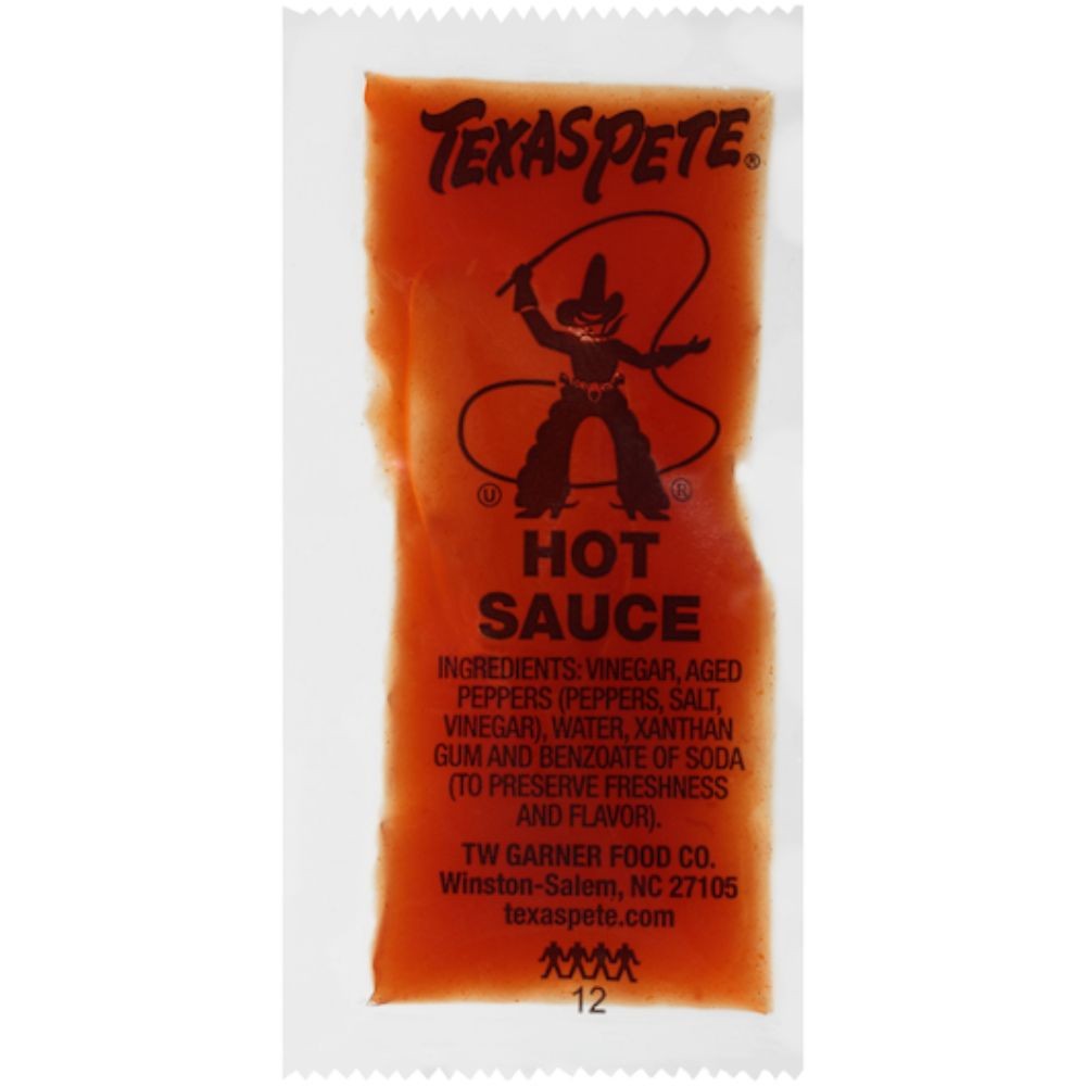Texas Pete Hot Sauce Packets, 7 Gram - 200 Packets