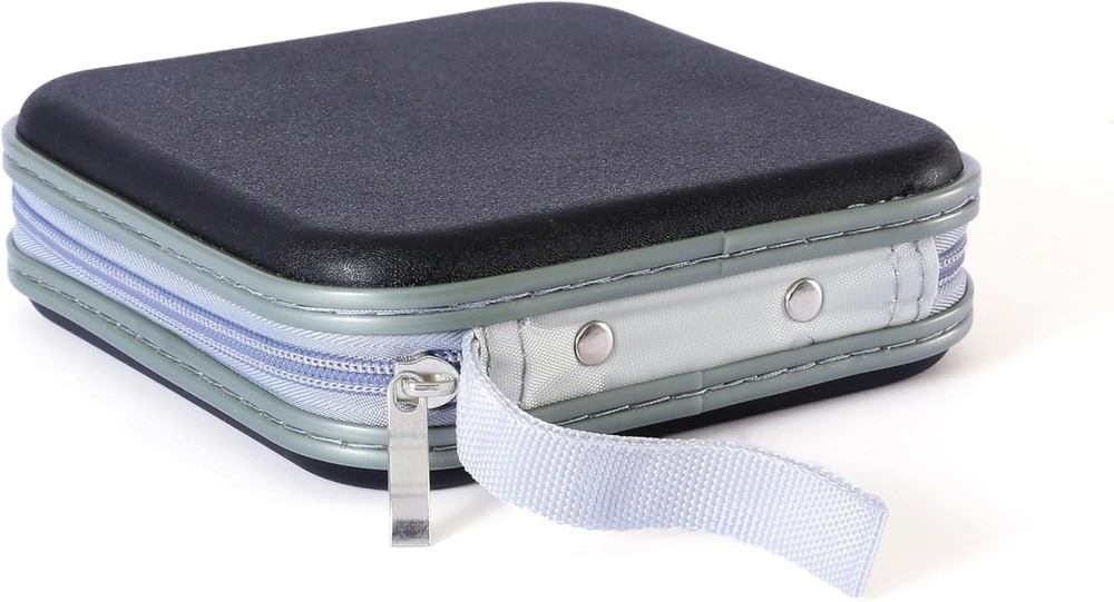 CD Case, Sturdy Holder for 30 Capacity DVD Collection, small, black