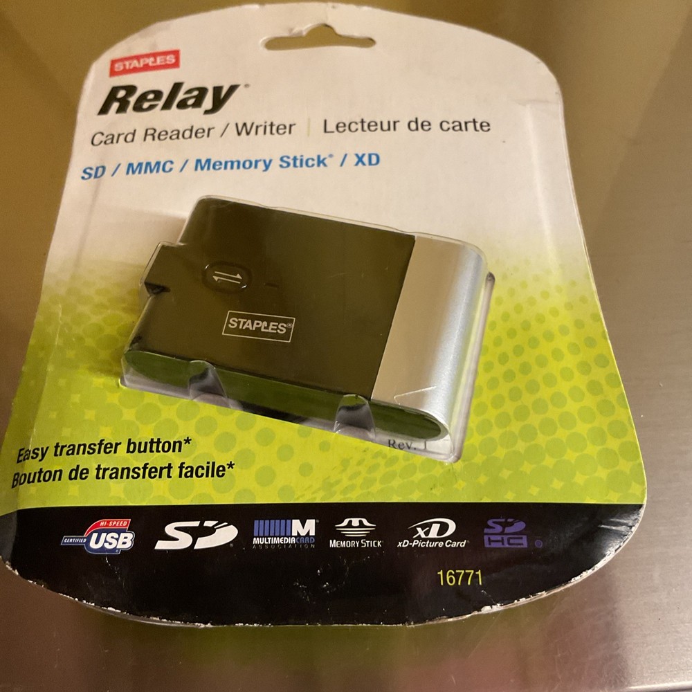 Relay Card Reader/Writer As D/MmC/Memory Stick/XD New In Package