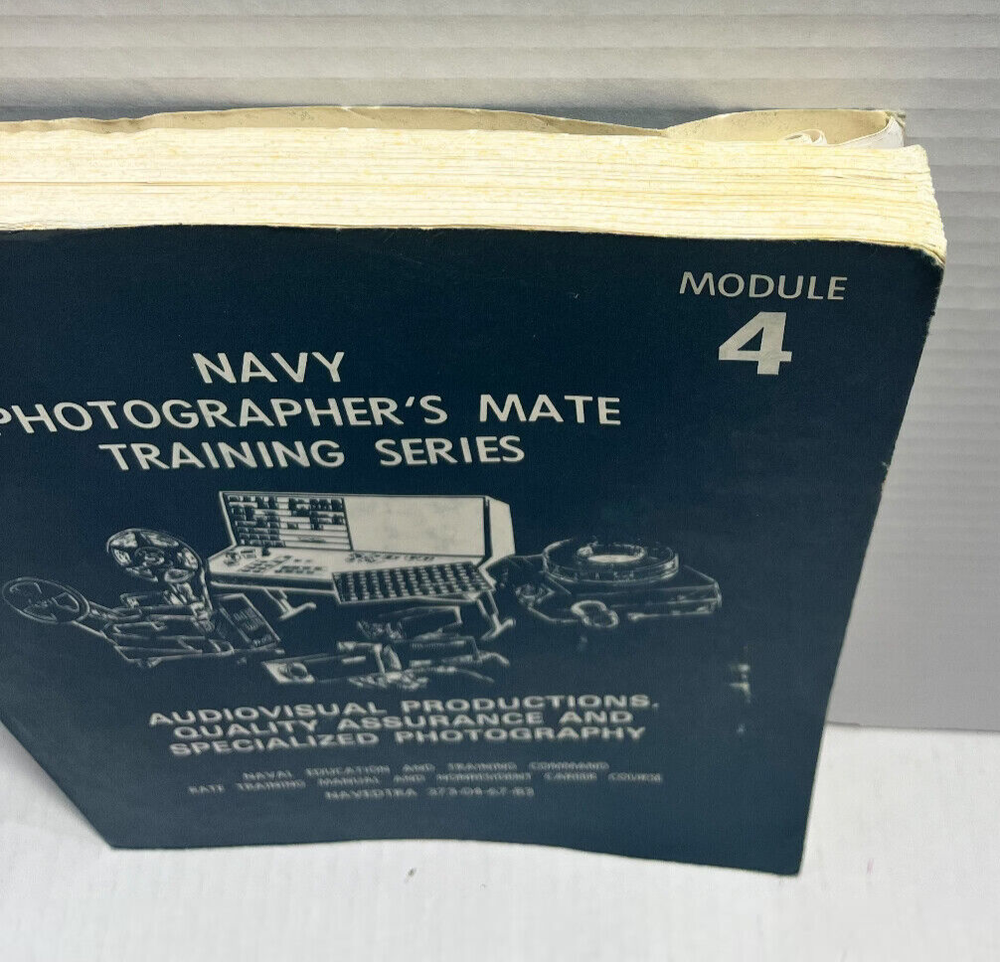 Navy Photographer's Mate Training Series Module 4 1983