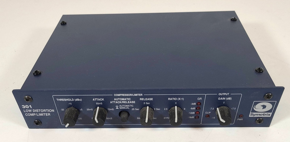 Symetrix 301 Low Distortion Compressor/Limiter (NO AC adaptor)
