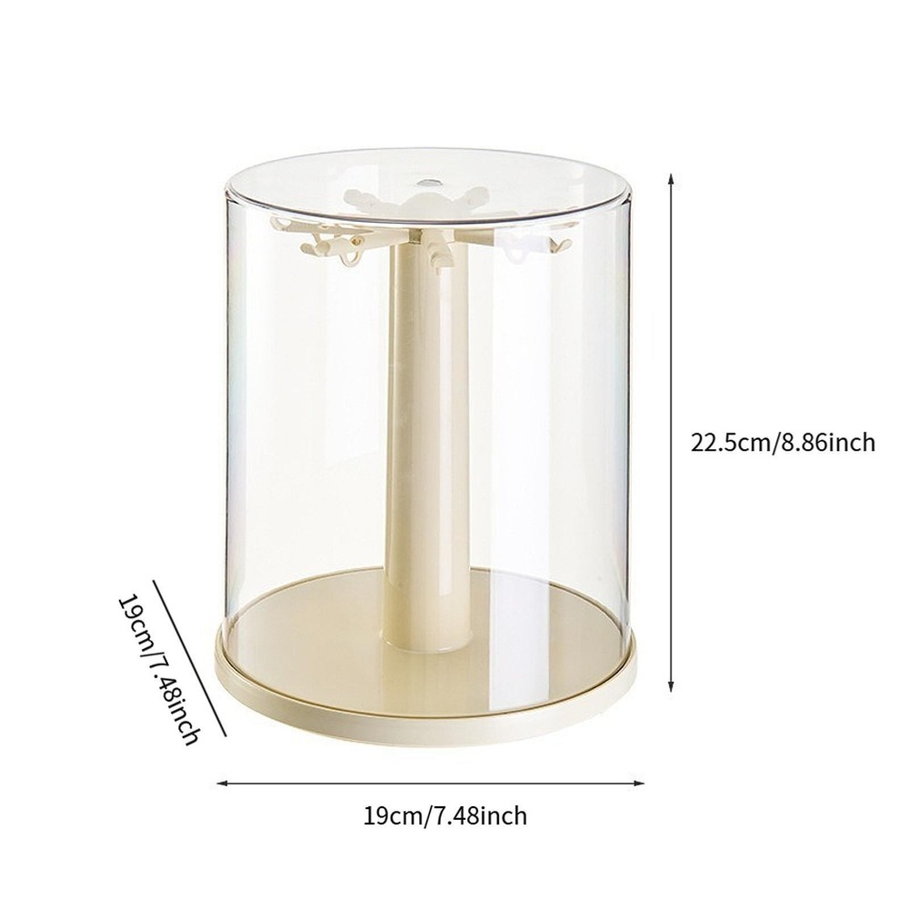 Clear Display Case for Figures Showcase Container Portable Dustproof Display
