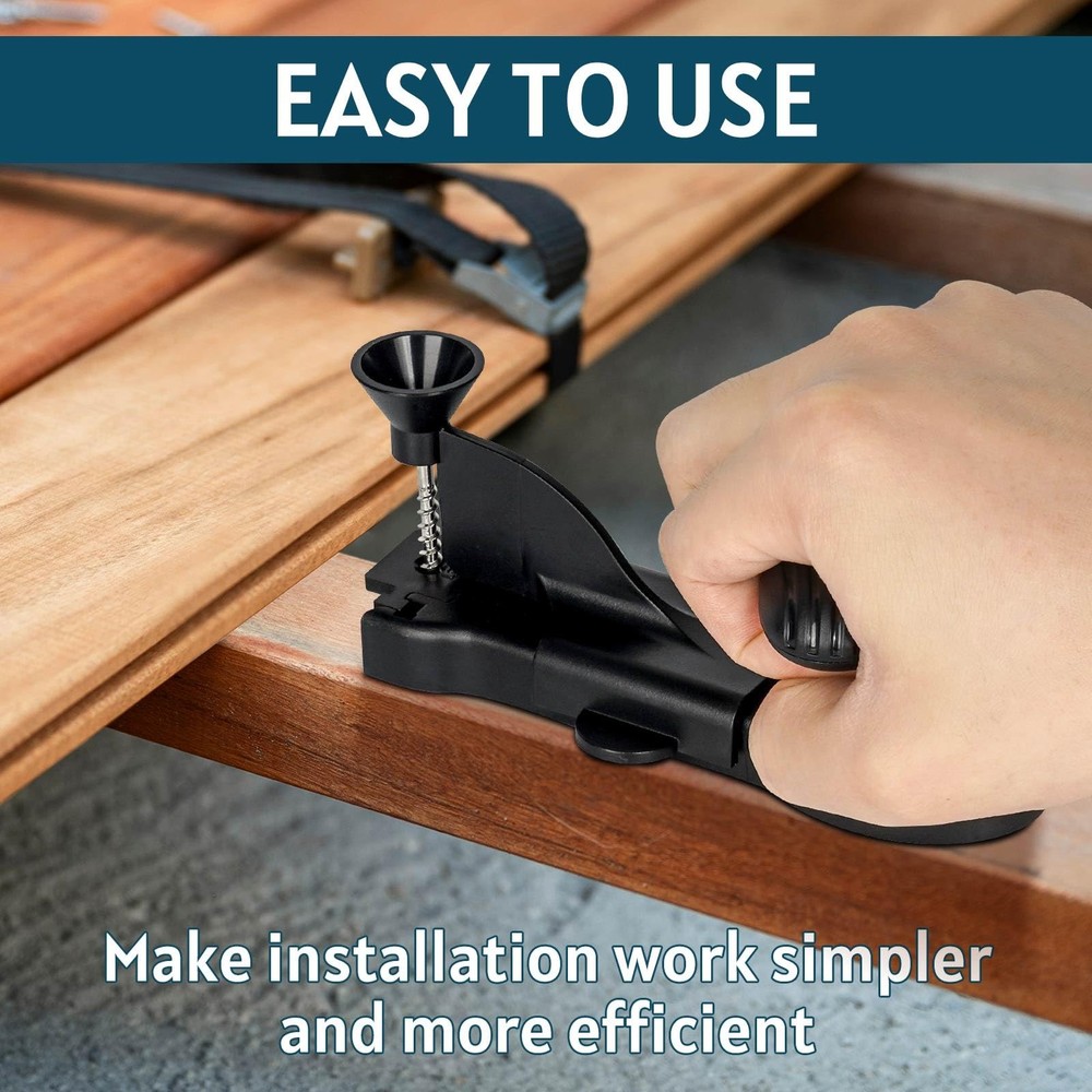 Hidden Fastener Installation Tool with 100Pcs