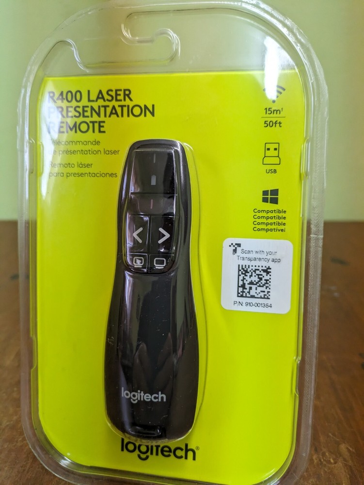 Logitech R400 Wireless Laser  Presentation Remote